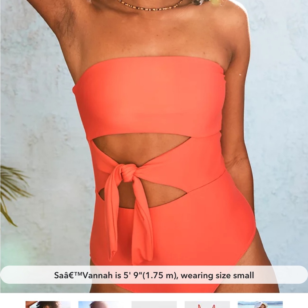 NWT Aerie Strapless Swimsuit